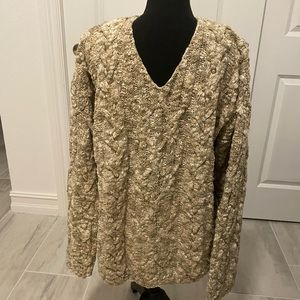 Men’s Vintage Claiborne V-Neck Sweater - Size L